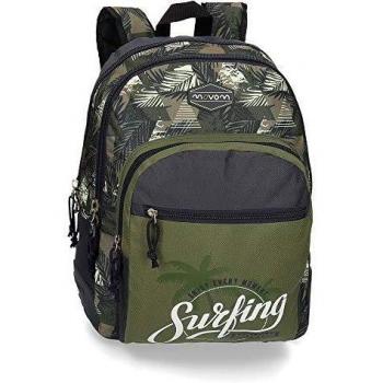 Movom Relax Mochila Doble Compartimento Adaptable Verde 33x44x13,5 cms Poliéster 19.6L