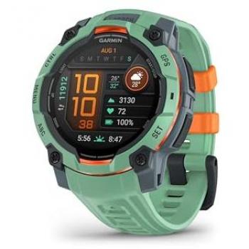 Garmin Instinct 3 Solar GPS Smartwatch - 45mm Twilight Edition with Silicone Band