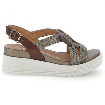 Sandalias de Mujer Stonefly Parky 24 Embossed S-Calf LTH 220895 Marrón Varios Colores