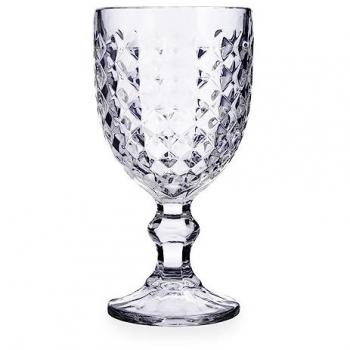 Copa de Agua Quid Diamond Urban 34CL Transparente con relieve, fácil de limpiar, ecológica, material 100% saludable, 100% higiénico, no poroso y de larga duración