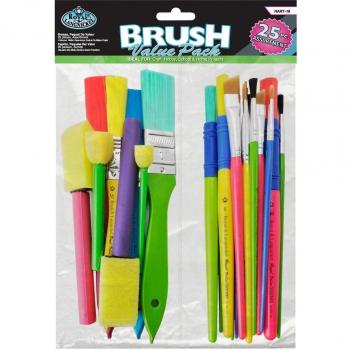 Royal & Langnickel RART-18 - Brochas artesanía, pack económico, 25 piezas