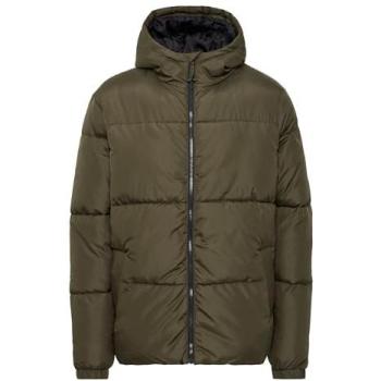 Chaqueta de invierno con capucha Blend BHELWIN, plumífero, color oliva, 100% poliéster, corte regular