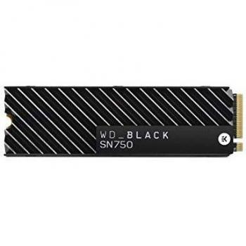 WD_BLACK SN750 2TB M.2 2280 PCIe Gen3 NVMe Gaming SSD with Heatsink up to 3400 MB/s read speed