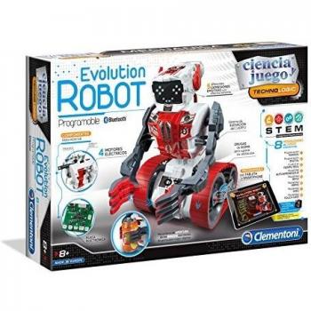 Clementoni - Evolution Robot - robot para montar y jugar con app a partir de 8 años, juguete en español
