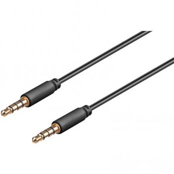 Cable de Audio Jack 3.5mm Macho-Macho 4 Pines 2m