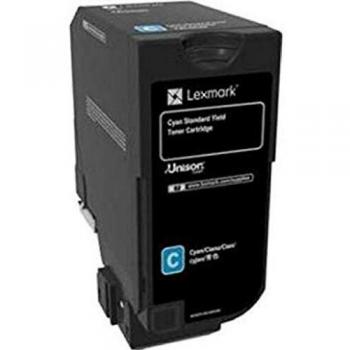 Lexmark 74C0S20 Cyan Toner Cartridge Original