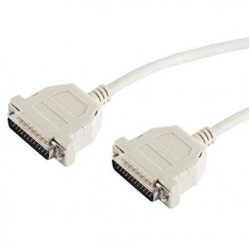 Cable D-SUB 1:1 de 25 Pines, Enchufe/Enchufe, 7m - Adaptador de Datos y Video