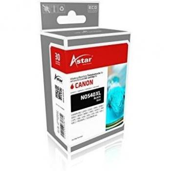 Cartucho de Tinta Astar PG540XL Negro Compatible para Canon PIXMA MG3150, MG3550, MG3650, MG4250, MX395, MX475, MX525, MX535, TS5150 y TS515