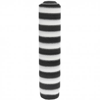 Red de Privacidad HDPE Antracita y Blanco 1,5x10 m 150 g/m²