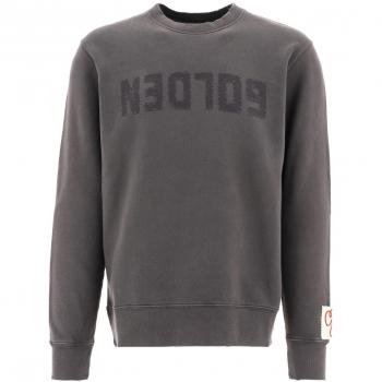 Golden Goose Men's Archibald Sweatshirt in Grey, Size Large