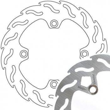Disque de frein Moto-Master 110316 Flame hi, fixe pour Honda CB 500 F ABS PC45 | Honda CB 500 X ABS PC46 | Honda CB 600 FA Hornet ABS PC41 | Honda CB 650 F ABS RC75 | Honda CBF 1000 SC58 | Honda CBF 1000 ABS SC58 | Honda CBF 1000 F SC6