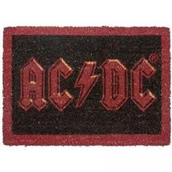 ootb Door Mat Alfombra para Puerta de Entrada, con Logo AC-DC, Fibra de Coco, Multicolor, 40 x 60 cm