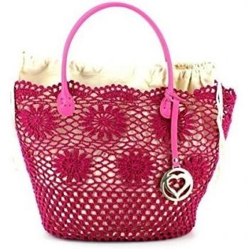 Twin-set As67dq Bolsos totes Mujer Rosa