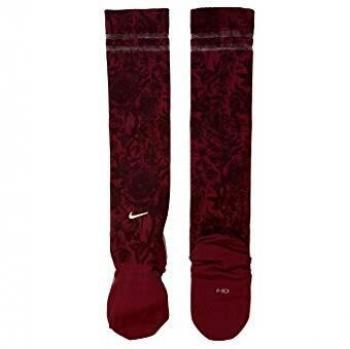 NIKE W Air Knee High-Ent Calcetines, Mujer, Red Crush/White, M