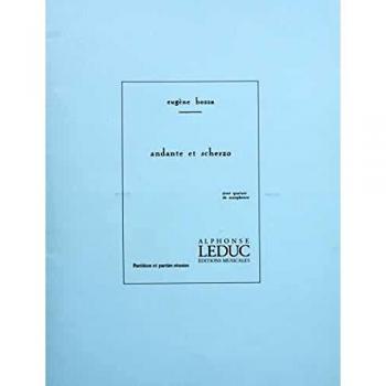 Cuarteto de Saxofones Andante y Scherzo de Eugène Bozza