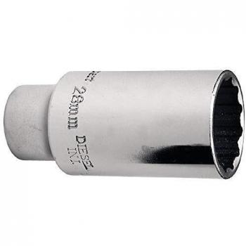 Draper 21833 Expert HGV Diesel Injector Socket, 28mm, 1/2 Square Drive, Blue