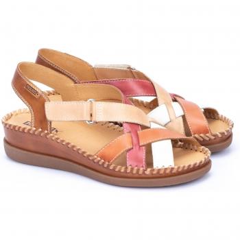 Pikolinos Sandalia Cuña de Piel Cadaques W8K-0741C3 para Mujer
