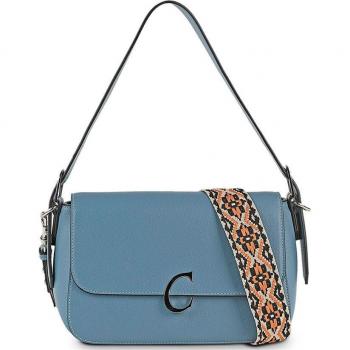 Bolso Mujer - Bandolera Albany Azul Tejano