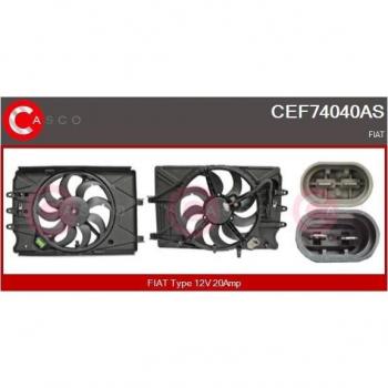 Motor eléctrico ventilador de radiador CASCO CEF74040AS