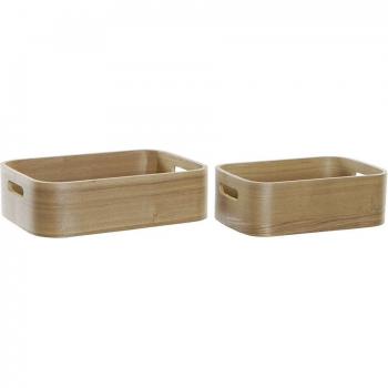 Conjunto de 2 Cajas Decorativas en MDF para el Hogar
