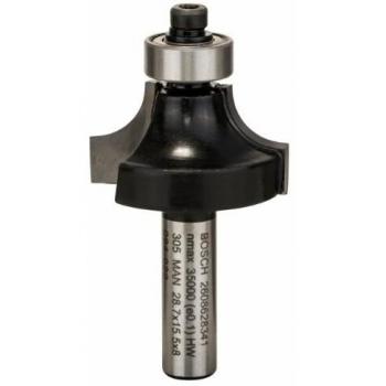 Bosch 2 608 628 341 - Fresas para redondear - 8 mm, R1 8 mm, L 15,2 mm, G 53 mm