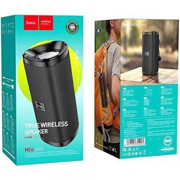 Altavoz Bluetooth HOCO HC4 Bella Sports Negro - Portátil, FM, Tarjeta TF, U Disk, AUX 2 x 5W