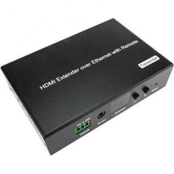 Extensor HDMI 1080p a través de cable Ethernet Cat.5e/Cat.6 hasta 120m - Transmisor con Control Remoto H.264