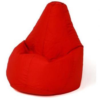 Bolso Puff Pera Rojo Intenso XL 130 x 90 cm