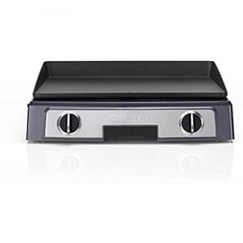 Cuisinart Plancha Elite PL60BE - Plancha de asar, 2 controles de temperatura independientes de 90°C a 260°C, placa antiadherente apto lavavajillas, 2200W