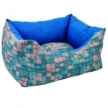 Nayeco ECOline Cuna Rectangular para Perro Deep Blue 53 x 44 x 24 cm