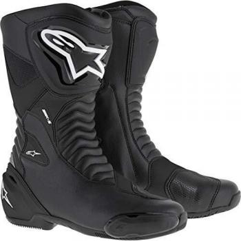 Alpinestars SMX S Motorcycle Boots - Black - Size 37
