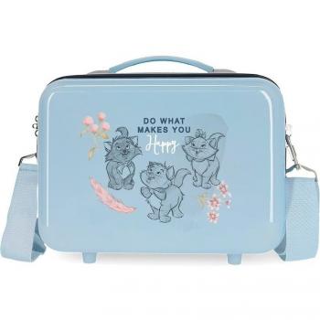 Disney Neceser ABS Aristogatos Azul Adaptable 9L de Viaje Clásicos