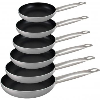 San Ignacio Pk1186 San Ignacio 6 Sartenes Professional Chef Platinum, Plateado