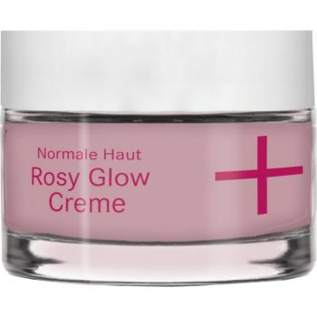 i+m Naturkosmetik Berlin Rosy Glow Crema Facial, 30 ml - Crema facial hidratante con extractos de rosa, propiedades antioxidantes, textura ligera y rápida absorción, adecuada para todo tipo de piel
