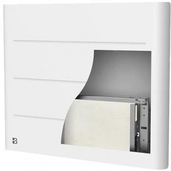 Radiador eléctrico fijo de inercia seca cerámica 1000W Tanin horizontal blanco con conexión WiFi