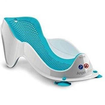 Hamaca de baño Angelcare Fit azul medio liso