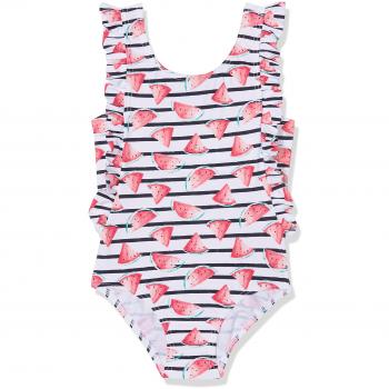 NAME IT Nmfzimna Swimsuit, Traje de Baño de Una Pieza para Niñas, Turquesa