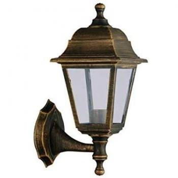 Aplique Exterior Albahaca 1 luz Oro Viejo Fabrilamp
