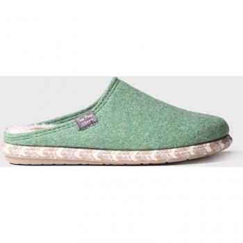 Zapatillas de casa para mujer Toni Pons Deli-FP Menta, fabricadas en España, alta calidad, abiertas, fieltro, suela antideslizante