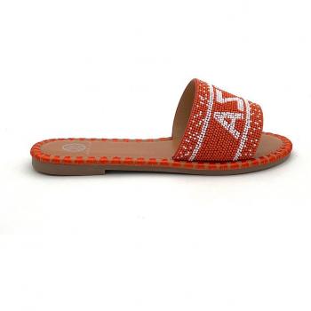 Kelara - Sandalias planas de mujer estilo pala
