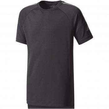 Adidas Yb TR Cool tee Camiseta, niños, Negro-