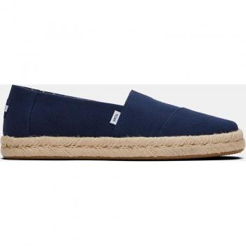 Alpargatas Toms Rope 2.0 Azul - Calzado de hombre con suela de cuerda y cuello acolchado