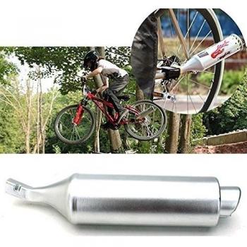 Turbina de bicicletas de montaÐa motocicleta de la bicicleta de sonido Tubo de escape ajustable con Motocard