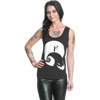 Pesadilla Antes De Navidad Moonlight Boogieman Top Mujer Negro XL
