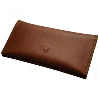 GERMANUS Estuche Bolsa Bolso de Tabaco de Cuero Artificial, sin Cuero, Made in EU - Fuscus