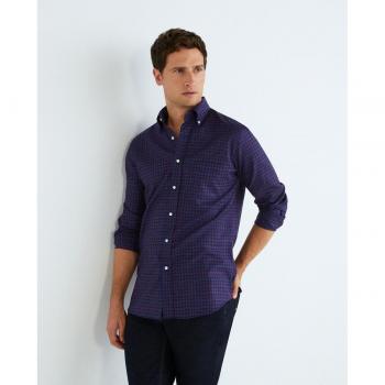 Camisa casual de cuadros manga larga Mirto