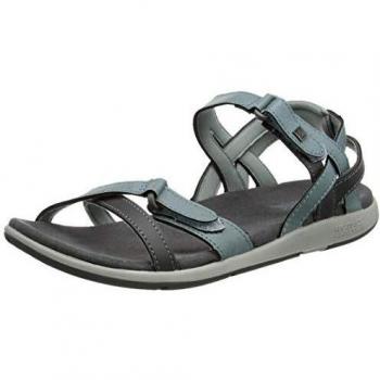 Regatta Women's Santa Cruz Strap Sandals - Durable Open Toe Design, Stone Blue/Light Steel, Size UK 6.5