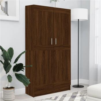 Librería Estantería Roble Marrón 82,5x30,5x150 cm Madera Multicapa Contrachapada