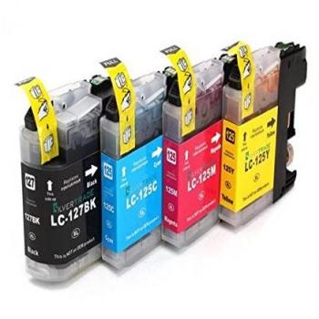 Inkoem Cartucho Compatible Brother lc125xl, Amarillo