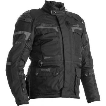 RST Chaqueta de Moto Adventure-X Negra - Chaqueta textil para hombre, color negro, tamaño 2XL